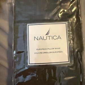 Nautica Mariner's Cord Pillow Sham in dark olive